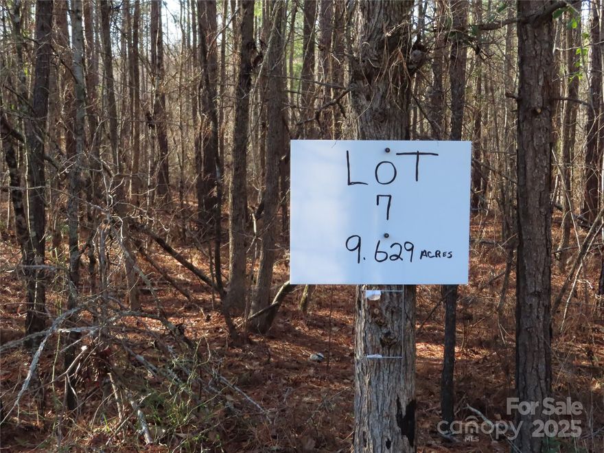 Looking for land? This 9.62 acre tract is located about 3 miles from I -77. Easy commute to Charlotte or Columbia. Deed restricted to no mobile or modular homes.
From Rock Hill or I-77, take hwy 901 East from I-77 about 2 miles, turn left on Neely Creek Rd and then turn right on Winter road. The lot is on the right.