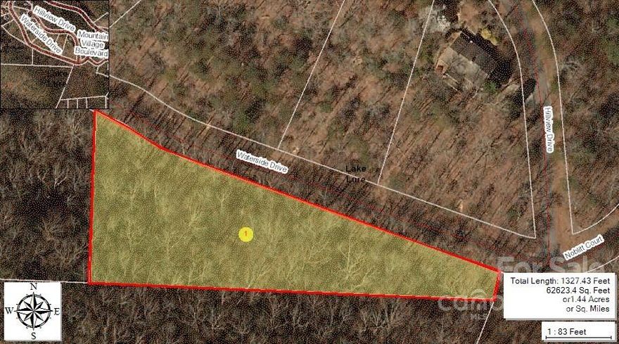 Rare find of 1.45 acre lot in the desirable Rumbling Bald On Lake Lure. Located in the Waterside section, close to the main gate where most of the amenities are located. Plus just minutes to the Apple Valley outdoor pool and golf course. This lot has 553' of road frontage and creek bed along the entire frontage. This is a very quiet section leading to dead-end streets, so local traffic only. Min. sq. ft. to build is 1800. 1-time membership fee is payable at closing and the annual dues are $3,199. Must visit Rumbling Bald on Lake Lure to see all what it has to offer and build that dream home now or in the future. Short term rentals are allowed.