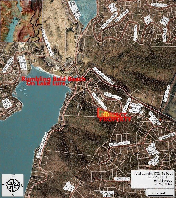 Rumbling Bald on Lake Lure - Land