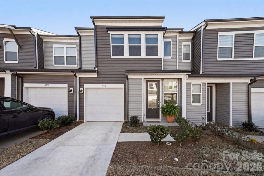 Welcome to Fifteen 15 Cannon! — This modern townhome is READY NOW. The location offers a living experience close to everything! Only 6 min from light rail and new Beauxwright at Sugar creek mega development, that will include new retail and restaurants. Camp North End, Noda, and Uptown are only 4 min further. This 3-bedroom, 2.5-bath townhome features a bright, open layout with wide-plank flooring and a stylish kitchen equipped with stainless steel appliances, shaker cabinets, quartz countertops, and a large island perfect for having friends over. The tall ceilings and finishes add a touch of luxury. The primary suite offers a large peaceful retreat, while two additional bedrooms are perfect for guests, home office, or flex use. Enjoy a fenced backyard—great for pets, grilling, or relaxing outdoors with privacy. This home is LIKE NEW and truly has it all--Turnkey and MOVE IN READY-Make this prime location yours today!