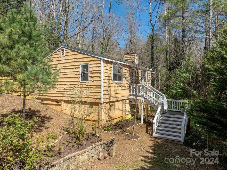 Welcome to 76 Lake Sega Circle! Located just outside of downtown Brevard, this quaint and conveniently located 2/1 is freshly painted and set for spring - mulch, pruning, and clean up already done. Enjoy the low maintenance landscape, with a private and peaceful setting in a conveniently located neighborhood. Many bird species can be viewed while enjoying nature on the deck, with a fully fenced in yard. The open layout, jack-and-jill bath, stacked washer/dryer (included), and on demand hot water provide an efficient use of space. Fireplace is a great secondary heat source. Suited to many uses, this would make a good long term investment in a desirable community, which is primarily residential. About 2 miles down the road is a bustling community garden - more info available on the City of Brevard website. Unrestricted land with septic permit and survey available. Property is occupied - please do not disturb, as occupant works from home. Call your agent to schedule an appointment.