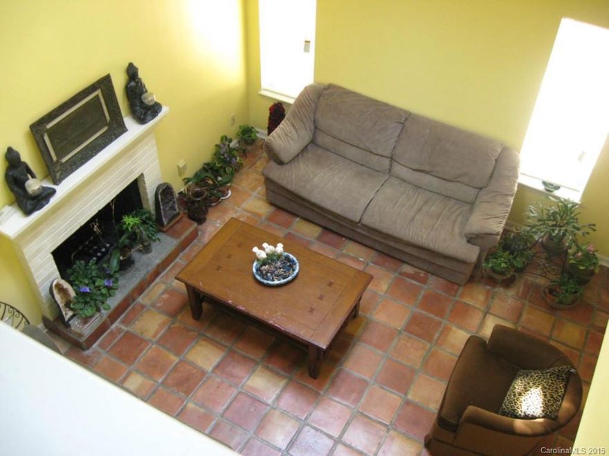 Location, Location, Location. Just minutes to Carolina Place Mall, Ballantyne, I-485. Located just minutes to restaurants, and shopping.  Fresh Market and Bone Fish Grill right around the corner. Great square footage.  Beautiful tile on first floor, new carpet on second floor.  Private porches off both bedrooms upstairs. Wonderful vaulted ceiling in Great Room. Large patio in rear of townhome.  Best buy in South Charlotte. Sold AS IS.