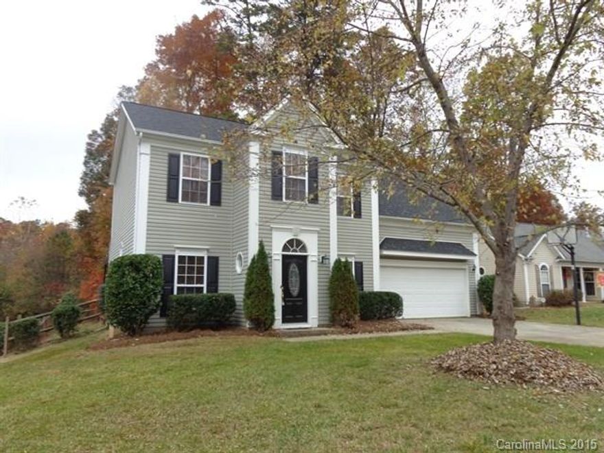 This 1,980 sq. ft. 2 story home has 3 bedrooms, 2.5 bathrooms and a bonus room. It features vaulted ceilings and wood flooring and tile floors. It has both formal and informal living areas. The master suite has a walk in closet and the master bath has dual sinks, an over sized tub and separate shower. Enjoy entertaining indoors near the cozy fireplace, or outside on the rear patio. This home is move in ready!