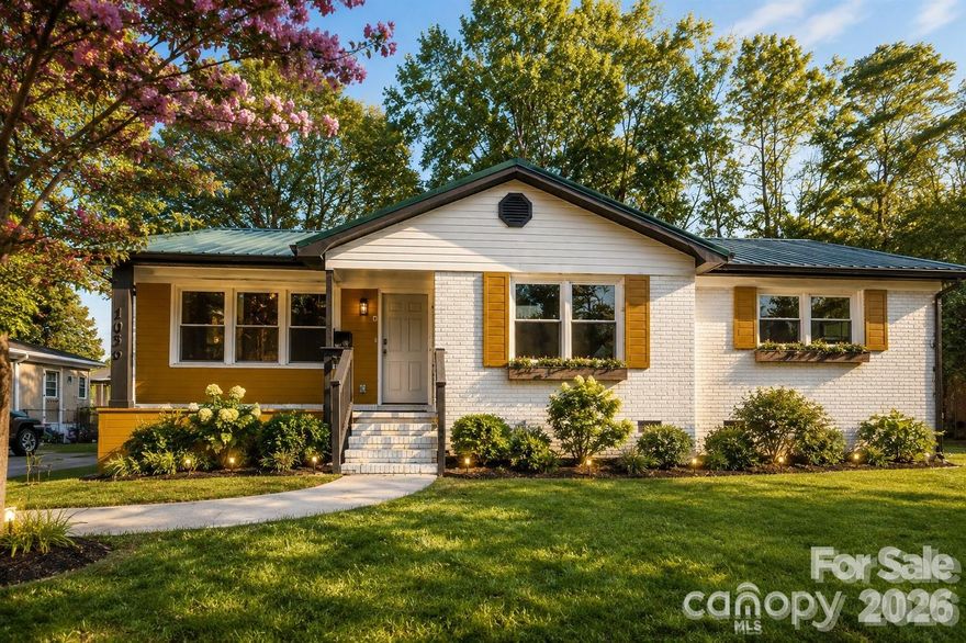 1036 Cutler Place offers the rare combination of thoughtful updates, timeless character, and an unbeatable Charlotte location. Tucked into the heart of Amity Gardens, this home is just minutes from Plaza Midwood, NoDa, and Uptown, while still offering the comfort and privacy of an established neighborhood setting.
Inside, natural light pours through the home, creating a warm and inviting atmosphere from the moment you walk in. The open living, dining, and kitchen spaces flow effortlessly together, making everyday living feel comfortable and connected while also giving the home an easy entertaining feel. The kitchen offers generous storage and workspace, perfectly positioned at the center of the home where conversations and gatherings naturally happen.
The primary suite provides a peaceful retreat, while the additional bedrooms offer flexibility for guests, a home office, or changing lifestyle needs. Outside, the private backyard creates the perfect setting for morning coffee, evenings with friends, or simply unwinding after a long day.
Beyond the aesthetic appeal, this home stands out because the major work has already been done for you. A 2024 metal roof, 2019 HVAC system, new windows, updated plumbing, and an encapsulated crawlspace provide a level of comfort and confidence that is increasingly hard to find in this price range.
1036 Cutler Place blends modern updates with everyday comfort in one of Charlotte’s most connected and rapidly growing areas.