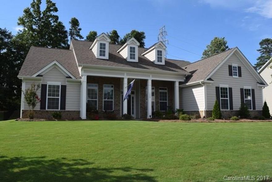 Amazing home in Lake Ridge! Great schools, neighborhood, & million dollar amenities center! Extra large covered front porch perfect for rocking chairs and sweet tea!Two story foyer makes for a grand entrance!  Built-ins shelving in great room, custom cabinetry w/ glass fronts in grante kitchen. All BRs on the main, granite vanities in all baths, additional bonus on 2nd floor w/ full bath. Home theatre stays. Great outdoor area includes oversized screenporch, stonepaver patio and full irrigation.