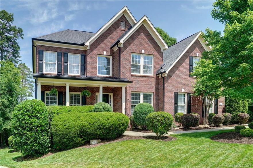 Beautiful full-brick home, situated on a wonderful cul-de-sac lot.  Newly landscaped backyard and fire pit with fenced yard, large private deck, and crawl with lots of room for storage. Large great room, master suite down, gourmet kitchen, granite counters, open concept, hardwoods, wrought-iron stairway, 3-bedrooms and 2-full baths up, french doors up & down, upgraded molding, fresh custom paint, LARGE bonus room, in ground irrigation in front and rear yard, and much much more.