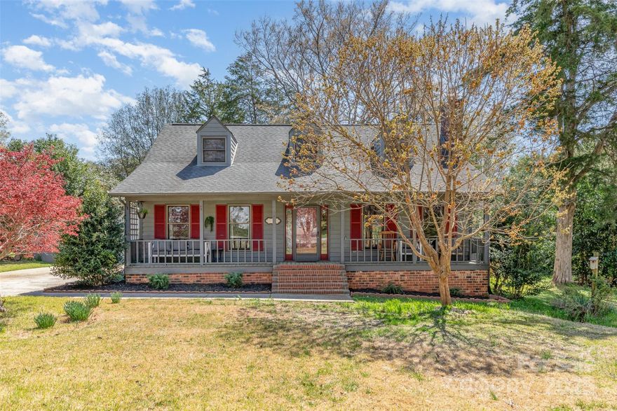 Welcome Home! Country living and front porch sitting are calling your name at this private, Cape Cod style home in quiet Ragin Estates. Centrally located in Rock Hill, this home is convenient to the interstate, local shopping and dining, and the up and coming downtown area, all while offering the peace and quiet of a rural setting. The kitchen has been updated with granite countertops and connects with the dining room where French doors open up to your spacious, private, back deck overlooking a large backyard, perfect for cookouts and gatherings with friends and family. And when you need to relax indoors, the warm and cozy living room, equipped with gas logs, provides the perfect retreat! Upstairs, you’ll find a split bedroom floor plan boasting large and spacious bedrooms, each fit with walk-in closets and adjoined by a Jack and Jill bathroom. The backyard shed provides ample space for outdoor equipment and additional storage. Schedule your showing today!