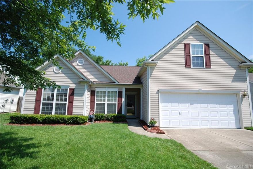 Immaculate 3 BR, 2 BTH ranch style home with bonus room on 2nd floor.  Hardwoods on main level in entry, kitchen, breakfast, great room and dining room. Well maintained home with  neutral colors.  Nice flat back yard with shed. Two car garage and quiet cul de sac location. Spacious kitchen with lots of cabinets opens to great room with fireplace. Beautiful newer architectural shingle roof. Walk in closets in MBR and 2nd BR.