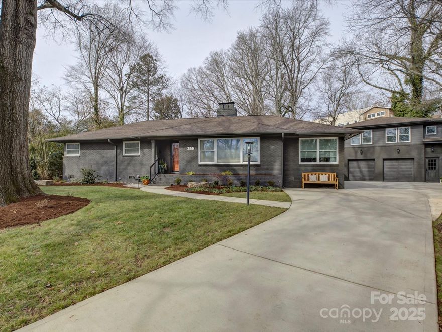 Welcome to 4500 Fenwick Court, a stunning property featuring 4 bedrooms and 3.5 beautifully appointed baths! The expansive 26'x26' detached garage includes a living space with one bedroom and one full bath. The primary suite addition boasts two closets and an additional washer/dryer setup. The kitchen has been recently renovated with new appliances, making it both inviting and spacious, perfect for cooking and entertaining. Enjoy the serene screened porch and the .6 acre cul-de-sac level lot with professionally landscaped outdoor space. Updated and gorgeous, this home is a true gem.