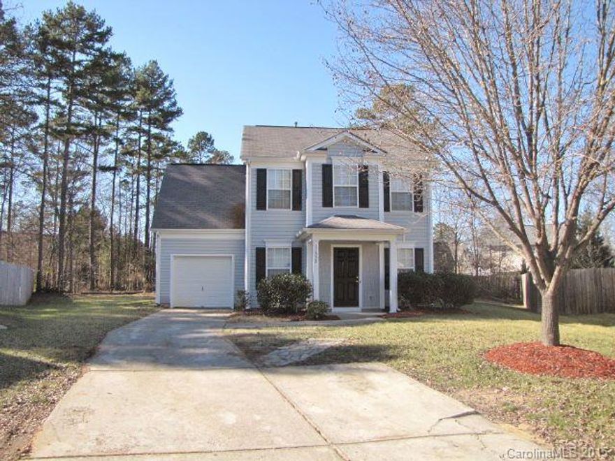 Located on a cul-de-sac lot, this home offers a beautiful, private back yard! Features include wood laminate floors, a kitchen with a pantry, a family room with a fireplace and a second-floor bonus room. The open formal living and dining rooms are great flex spaces, also ideal for use as an office, playroom or music room. Located off of Mt Holly-Huntersville Rd, minutes to I-485, Mt Holly and Mountain Island Lake!