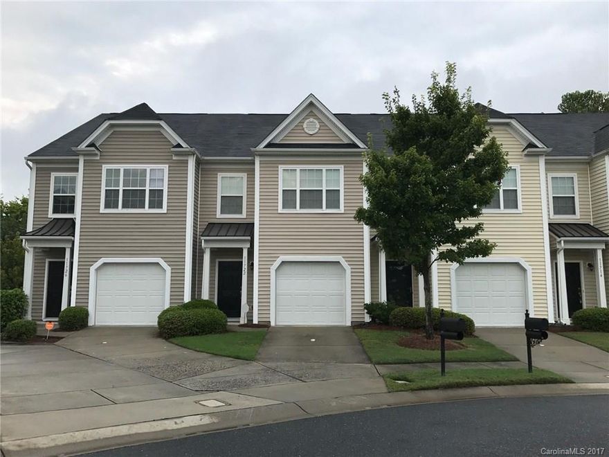 This beautiful, well maintained, two story townhouse is move-in ready, high ceilings, open living, dining & kitchen areas. Offers 3 bedrooms, 2  1/2 bathrooms with upstairs laundry. This residence has one of the best locations in the community with access to walking, recreation areas and community pool & conveniently located in a newer community & sought after steel creek area, South West Charlotte. Convenient to shopping, restaurants, highways & minutes from the airport. Very good condition!!