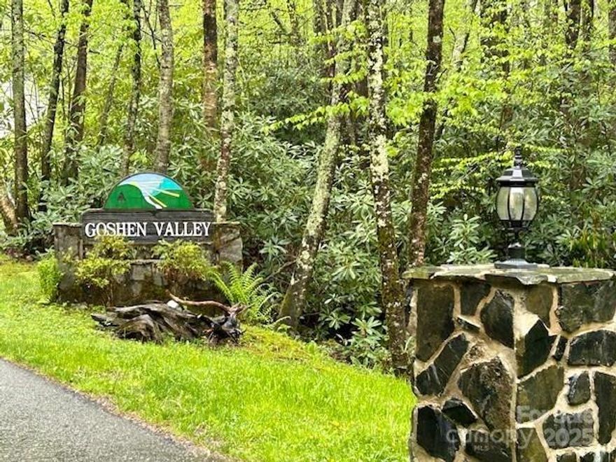 Gorgeous building lot located just off the Parkway in the Goshen Valley subdivision.  Just a short drive to highway 321 (Boone or Blowing Rock) the location may be the perfect spot for your mountain retreat!  The lot offers access to a joint well and should be a fairly easy build, as the contour of the land is very favorable.  Did we mention that you'll be overlooking a gorgeous mountain stream?  Goshen Valley has an POA that maintains the road paving, common area, etc.  Simply a lovely neighborhood to call home!   Call our office today or your buyer's agent for more information!
