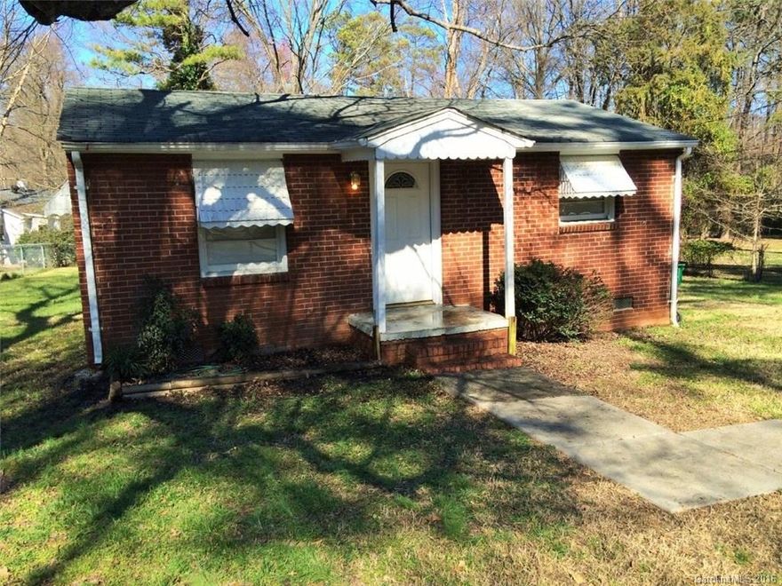 Cozy 2BR 1BA brick home in quiet neighborhood, convenient access to I-85 and Charlotte.  Hardwood floors.  Great for investor or first time home buyer.  Improving neighborhood with new construction in the area.  Nice sized lot, great value.  Final clean-up/repairs being completed soon.