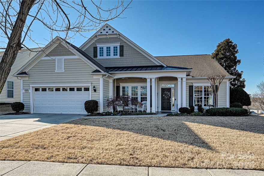 Fall in love with the easy living charm and elegance of this beautiful Morningside home with an abundance of upgrades courtesy of the only owners. An inviting front porch welcomes you inside a wide foyer flanked by Formal Dining and an Office with custom work stations. Large open kitchen with solar tube lighting features granite, stainless, eat at bar, coffee station, prep island, big pantry,  casual dining, and white cabinets.  A spacious Great Room with a wall of custom cabinetry flows graciously into the Sun Room for effortless entertaining.  Relaxing Owners Retreat with gorgeous, renovated spa bath and designer closet.  Opposite wing has two guest rooms, each with own bath, and big Laundry with sink. Fabulous Four Season Room (split unit and cedar ceiling) leads onto tile patio (retractable awning).  Oversized garage with opt screen and fixed stairs to walk-in attic.  Elevated lot adjacent to common area gives privacy and beautiful sunsets.  Enjoy Resort style Amenities in SCCL.