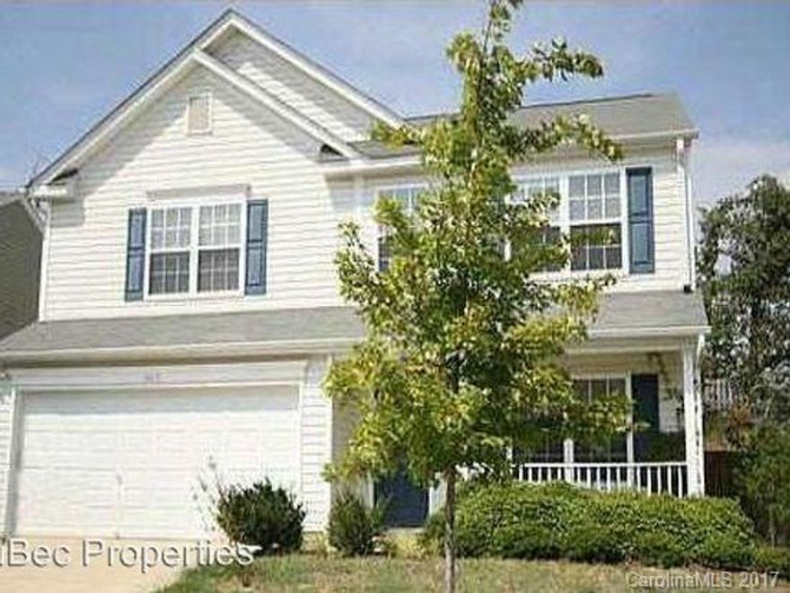 Beautiful home near I-485, I-85, and UNCC. Minutes from Concord Mills. Open floor plan for entertaining. Large 4 bedrooms on upper level provides for many different options. Lots of storage throughout and in 2-car garage. Stove will be installed prior to move-in. Washer & Dryer included. DON'T MISS IT!!!!!