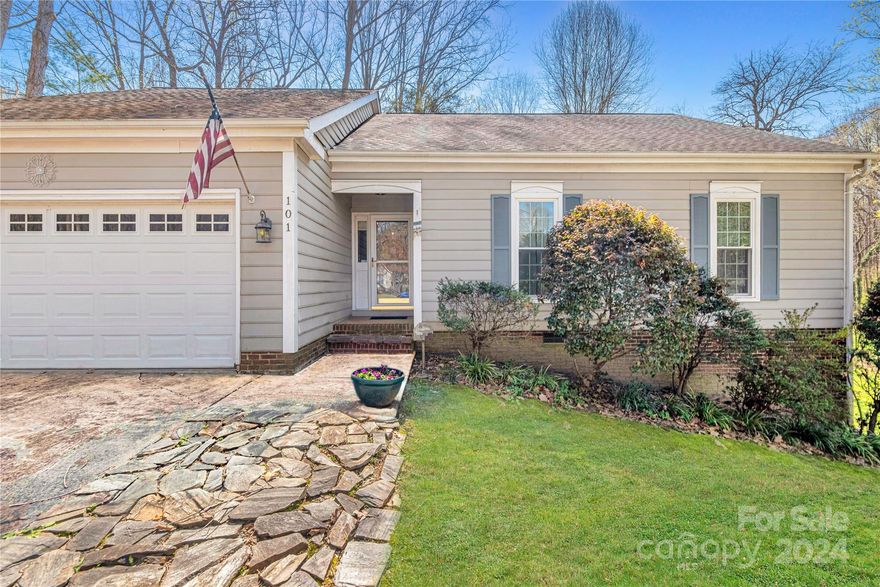 This home offers the perfect blend of comfort and convenience. Step through the door to reveal an inviting floor plan with vaulted ceilings. The bedrooms feature large closets, providing ample storage space to keep your belongings organized. Enjoy peace of mind knowing that the windows were replaced in 2019. Step outside to discover the expansive backyard, where mature trees provide shade for outdoor gatherings. 

Conveniently situated near parks, shopping, dining options, and close access to HWY 77, this home offers the best of both worlds – a peaceful retreat with easy access to attractions. Embrace the perfect blend of tranquility and accessibility in this delightful residence – schedule your showing today and make it yours!