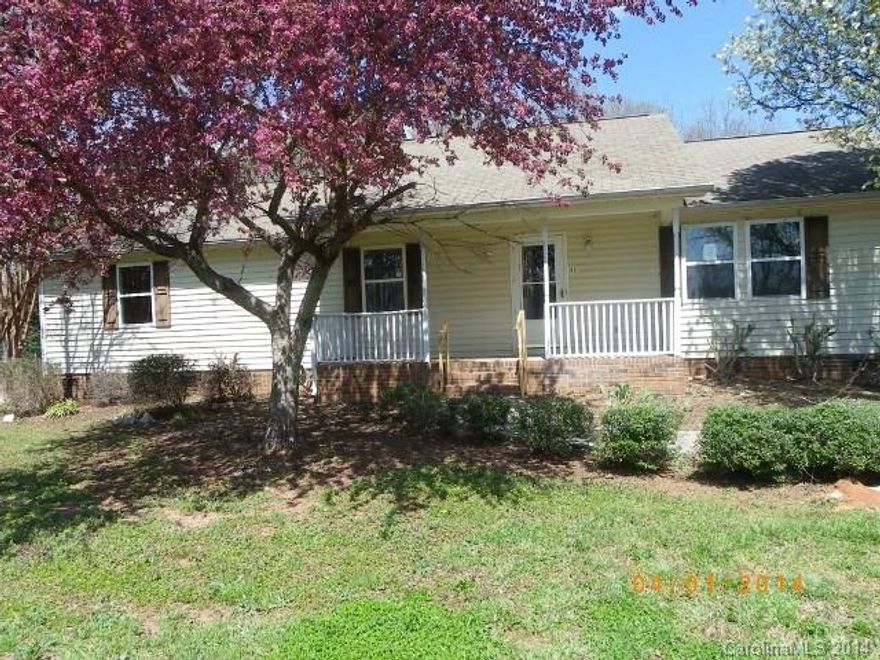 Darling ranch on a large level lot with trees! Freshly painted interior and brand new carpet. Two car detached garage and rocking chair front porch make this a winner!  Located in Clover school district.  This is a Fannie Mae HomePath property. Buy this home for as low as 5% down! This property is approved for HomePath Mortgage Financing. This property is approved for HomePath Renovation Mortgage Financing.