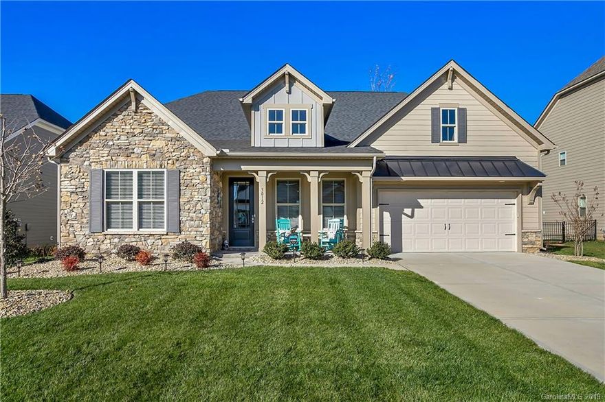 AVAILABLE NOW INDIAN LAND AREA
SELLER WILL PAY $7500 towards closing costs  & provide 1 yr warranty for buyer!
Ribbon Certified & PRE-INSPECTED! 
https://www.ribbonhome.com/3012-bronwood

MOVE-IN READY-Immaculate Open floor plan one floor living home. Just 1 ½ years old, this home includes tons upgrades, a gourmet kitchen with a convection microwave/convection oven wall unit, gas 5 burner cooktop, soft close cabinets, and very large walk in pantry. CUSTOM closet system in every closet and pantry. Crown molding, 5 inch hardwood flooring throughout with upgraded tile in bathrooms. Oversized 20x24 two car garage with own heat/ac unit, epoxy finished floor and built in storage. This home is energy efficient, including 2 SOLAR ATTIC fans and WiFi digital thermostat. The screened back porch, fenced back yard, beautiful landscaping, irrigation system, and 12x30 paver patio, including a 12x14 covered gazebo, makes entertaining fun and easy!  https://youtu.be/EM4XGL_8DIg