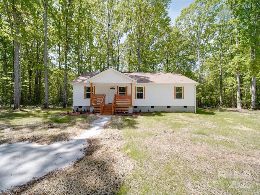 Motivated Seller! INCENTIVES!! $7,500 in closing costs!!!
Welcome home to 1241 Pitts Rd! A beautiful new construction four bedroom ranch home with lovely features such as luxury vinyl plank floors, stainless steel appliances, and granite countertops. Four nice sized bedrooms with dual vanity sink in the primary suite bathroom. Enjoy sitting on your front porch or entertaining out in your large wooded acre lot.  This home is only minutes away from downtown Chester! Come see this home before it's gone!