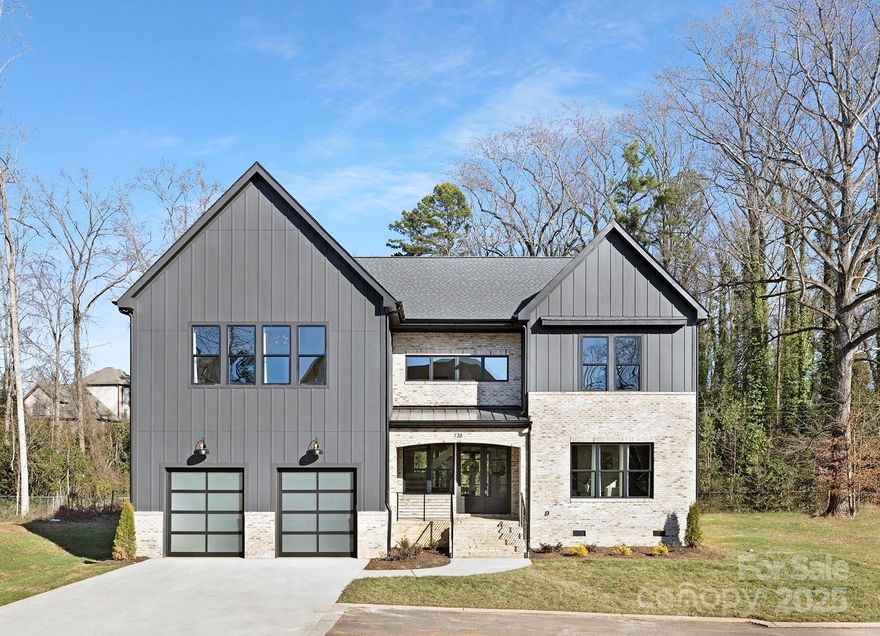 Imagine waking up every day in your dream home at 138 Sardis Ln. Step into a wide, light-filled foyer that welcomes you to a luxurious, open living space. Your mornings begin with coffee on the covered back deck, overlooking your private backyard. Entertain with ease in the spacious living and dining areas, featuring floating stairs, large windows, and a cozy gas fireplace. The gourmet kitchen, with sleek cabinetry and high-end appliances, inspires your culinary creativity. At day’s end, retreat to your spa-like owner suite with a soaking tub, walk-in shower with dual heads, and a peaceful ambiance. Carefully selected finishes, from site-finished hardwoods to designer lighting, make every corner of this home feel elegant and inviting. Located minutes from Uptown, SouthPark, and South Charlotte, you’ll enjoy shopping, dining, and entertainment at your fingertips. Don’t miss the chance to view the property across the street at 144 Sardis Ln that's available too—your vision starts here.