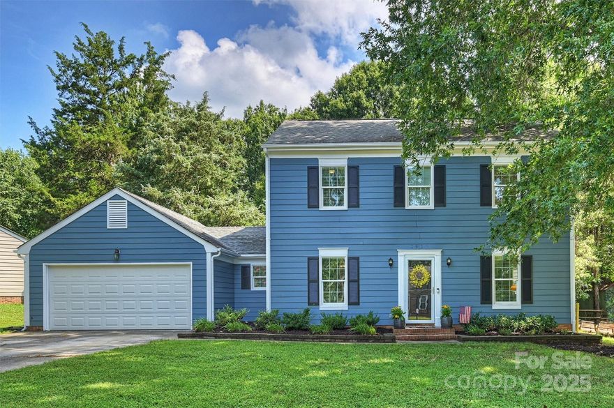 Pride of Ownership in Raintree with Long View of Golf Course! Highly Sought After School district & Close Proximity to Boutique Shopping & Eateries at the Arboretum, Promenade, Waverly, Blakeney & Ballantyne Village.  Quick Access to I485 allows for quick commute time. Renovated Kitchen that Includes Large Pantry, Granite Tops & Custom Cabinetry. LVP Flooring throughout Main Level with Formal Dining and Spacious Living Room with Fireplace. Home is bathed with Natural Sunlight, Neutral Colors and Wonderful Flow from Room to Room. Breakfast area and Kitchen Have Scenic Views of Mature Back Yard. Full size Laundry on Main and Large 2 Car Garage with room for Storage. Enjoy weekend BBQ's, Football Games & Gatherings on the Oversized Screened Deck with Gable Roof & Ceiling Fan! Back Yard is Fenced and ideal for Pets. Appreciate the Amenities that Raintree CC has to offer:  Golf Course, Outdoor Pool, Tennis Courts, Sport Courts, Walking Trails & Club House. $30,000 Initiation Fee is WAIVED!