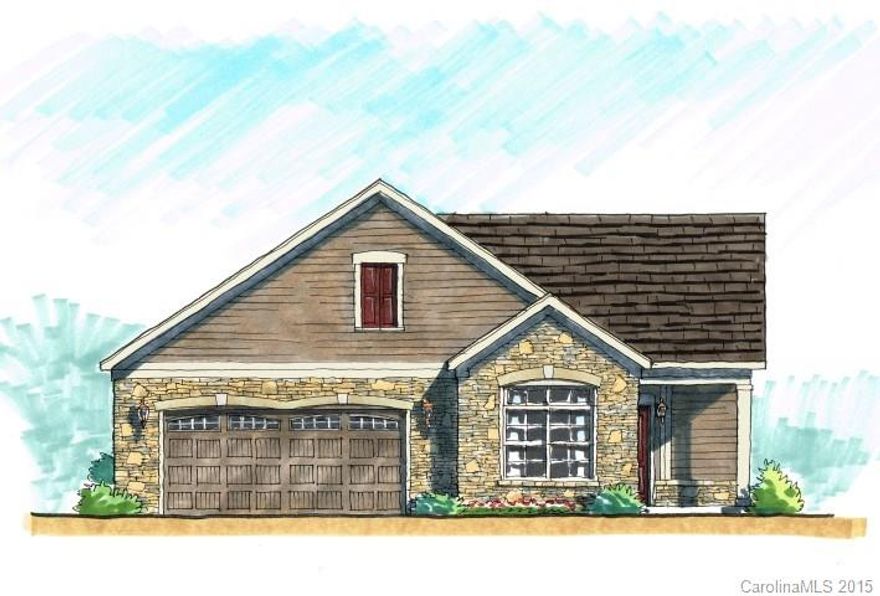 To be built. Live life on your own terms in this beautiful ranch-style home featuring a lovely private side courtyard in a maintenance-free, age-targeted community. Add a Bonus Suite and/or a spectacular Carolina walk-out first-level basement. Visit our model at the Courtyards of Weddington; 903 Morningstar Lane; Matthews.  .