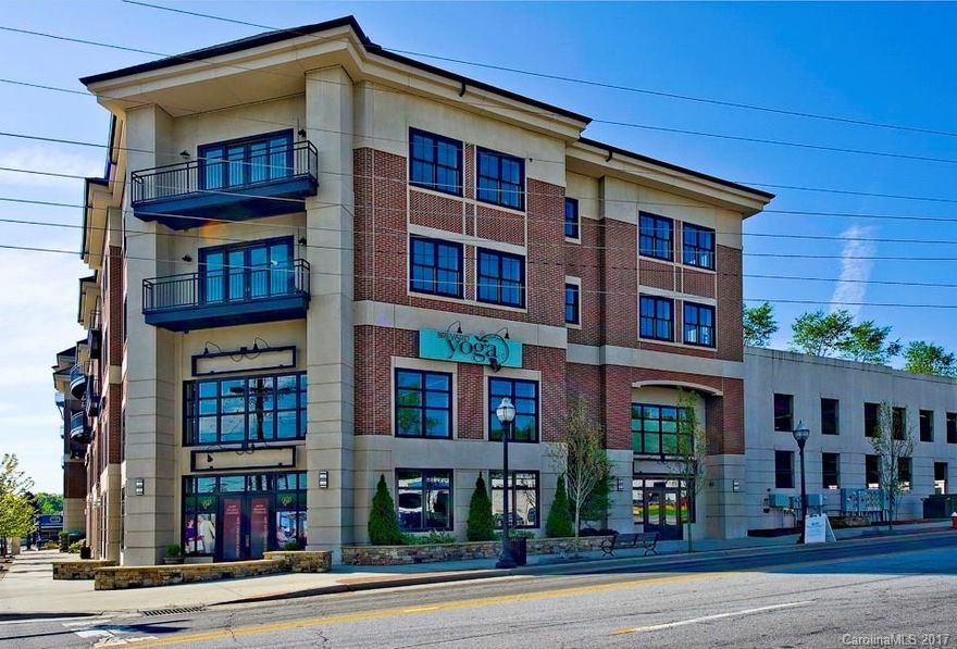 Unit 301 is one of the most coveted units in French Broad Place. Originally designed and built for one of the developers, this unit is uniquely upfitted with brick accents, stone fireplace, and a contemporary design. It's also a corner unit with a highly sought after floor plan maximizing an open great room and large master bedroom with walk-in closets and custom shelving. Residents of FBP also get to enjoy the open rooftop terrace. See the virtual tour for 3D rendering of unit!