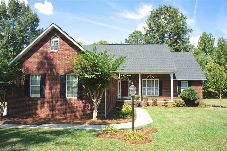 This beautiful ranch home is located on 1.4 acres land. Beautiful large kitchen with tons of counter space. This home comes with an open floor plan, has a split Bedroom plan with Master Suite on one side and the other 2 bedrooms on the opposite side of home. Huge unheated 2nd floor, front covered porch. Two car garage with room for extra storage. Nice yard space in front and back with tons of privacy. No HOA!! Just minutes away from Ballantyne’s restaurants, shopping. Low SC taxes!