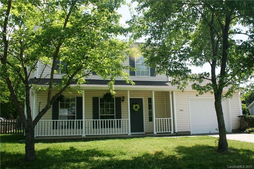 All new carpet, paint, tile and appliances in this lovely home in a fantastic location near Blakeney.  Natural light everywhere through the house.  Kitchen features granite countertops and stainless steel applicances that have never been used.  New tile in all bathrooms and kitchen.  Covered front porch.  Location can't be beat and the house feels like new!  New roof April 2012.  New HVAC May 2011.  Must see!