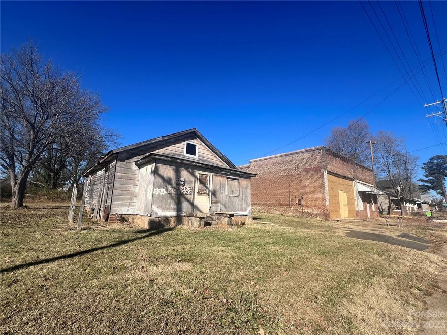 BRING OFFERS, CALLING ALL BUILDERS.  Selling both parcels 026021,026017.  Currently zoned CD but the town would love houses and would need a sepcial use permit.  Flat lot and goes around property for easy access to build new homes. Water/sewer.

Prob best to either rehab or tear down the current property.  There is also half of a building on the property as well, so many Possibilities