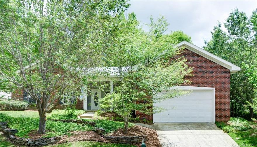 Charming 3 bedroom home w an open floor plan nestled beneath the trees in Tega Cay. Astonishing Armstrong engineered 5" plank hdwds flow through the majority of the house. Bright & spacious Kitchen w hot water dispenser, tons of storage & counterspace. Enormous Master BR offers fireplace & so does the master bath - luxury at it's finest! Master shower w dual shower heads. Expansive deck overlooks your own private sanctuary. In-ground irrigation in the front & backyards. Steel frame construction.