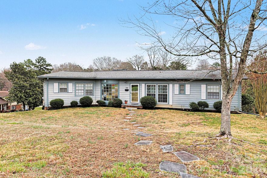 Don't miss out on this large 1 bedroom, 1 bath oversized ranch with over 1200 sf. 1 car garage around the back, long driveway, unfinished basement on a large corner lot. This house is huge for a 1 bedroom and with a larger bedroom, living room and large kitchen with a door leading to a quaint deck and the unfinished basement, this house has loads of potential.