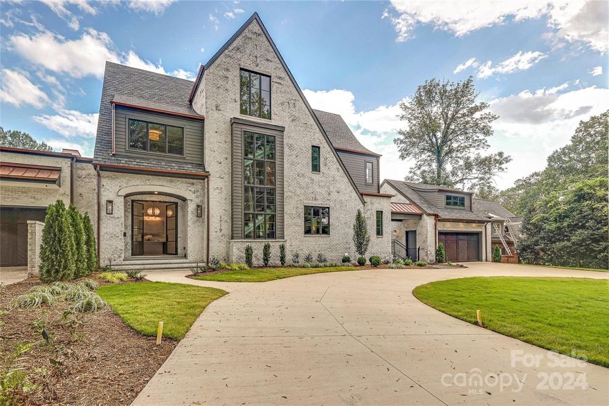 Modern European Villa inspired by Old World Architecture from premier builder Grande Custom Builders. Two Stunning Villas are surrounded by mature oak trees. Imagine relaxing in this private outdoor entertaining space in your pool w/ deck jets, spa. Lounge in the covered cabana w/ an outdoor fireplace. Off the patio is a pool bath & exercise/flex space. Kitchen, dining & living spaces are open concept w/ 2 sets of 3 panel sliding doors that open to the outdoor space. Kitchen features custom inset cabinets w/ a separate scullery/pantry area. Dining area has a built-in bar w/ subzero wine column. Primary bedroom wing features a vaulted bedroom ceiling & sliding doors that open to the pool area. Primary bath includes a floating vanity, sconce lighting, curbless shower & heated floors. 2nd flr has 3 ensuite bedrooms + a bonus room w/built in cabinets. 3rd floor flex space is perfect for an office. Wide Plank White Oak floors except for baths & exercise room. Designer lighting throughout.