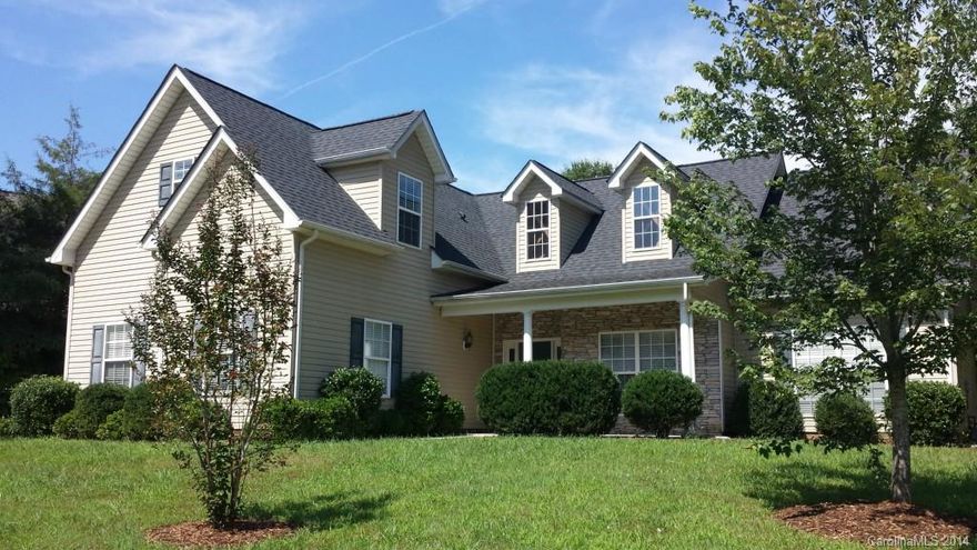 Beautiful home in desirable Mill Creek Falls Subdivision.  42" cabinets, Corian counter tops in kitchen.  Large bonus room on second floor, could be used as as a 4th bedroom.  Nicely landscaped with a wood deck on the rear of the home.  One of the larger lots in the neighborhood.  Great Clover Schools!  This is a must see and priced below $200,000!!