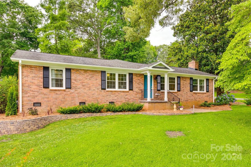 Don't miss this one--Highly desirable move-in ready 3 bed/3bath ranch with almost 2,000 sq. ft! Updated flooring, paint, bathrooms, windows, doors, appliances, and more. The primary bedroom has 2 walk in closets and ensuite bathroom. Along with 2 additional spacious bedrooms, there is a large flex room that can be used as a sun room, formal dining room, play room, office, you choose! Corner lot with large backyard, privacy fence, shed, and paver patio perfect for entertaining. Heart of Rock Hill location--Close to schools, retail, & restaurants & only minutes from I-77 for a quick commute to Charlotte.