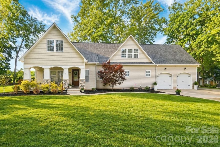 Beautifully maintained home on a full acre in the highly desirable Carolando community, offering space, privacy, and a rare blend of features, all set within a quiet cul-de-sac.

Inside, the home feels warm and inviting with hardwood floors running through the main level living areas and a spacious living room anchored by a stone fireplace with custom built ins. Multiple windows bring in natural light, creating a comfortable setting for both everyday living and gathering.

The kitchen is well appointed with custom style cabinetry, granite countertops, double ovens, a propane cooktop, and a dedicated coffee nook, with ample storage including a large walk in pantry.

The adjacent dining area is filled with natural light and overlooks the backyard, while the screened in porch with its own fireplace offers a true extension of the living space for year round enjoyment. A main level home office provides a quiet and functional space for work or study.

Upstairs, the primary suite provides a comfortable retreat with marble countertops in the bath, while additional bedrooms and flexible spaces offer room to spread out or host guests.

Step outside and the property truly opens up with a private and peaceful backyard, mature landscaping, and a stamped concrete patio ideal for entertaining or quiet evenings. The playground conveys, adding to the lifestyle this property offers.

The workshop is a true standout and goes well beyond what is typically seen in a detached structure. Spanning approximately 1600 square feet across two levels, it has been fully built out with intention and functionality in mind.

The main level features a clean, open layout with finished flooring, extensive lighting, a centralized dust extraction system (negotiable), and running water, ideal for woodworking, projects, or storage.

Upstairs, the space transitions into a separate retreat with vaulted ceilings, a mini split system for heating and cooling, and room for seating and entertainment. The exterior offers wide sliding doors, a large concrete pad, and additional space for parking or recreation. Spaces like this are rarely available and difficult to replicate.

Parking is easy with a two car attached garage featuring custom built in storage.

Located in Carolando, this neighborhood offers larger lots, mature trees, and an established feel with a quiet, low traffic setting. Just minutes from Concord Mills, dining, everyday essentials, and Atrium Health Cabarrus, with quick access to I 85 and I 485 for an easy commute to Charlotte. The area is served by well regarded local schools.

Homes with this combination of space, setting, and a workshop of this caliber are rare in this area.