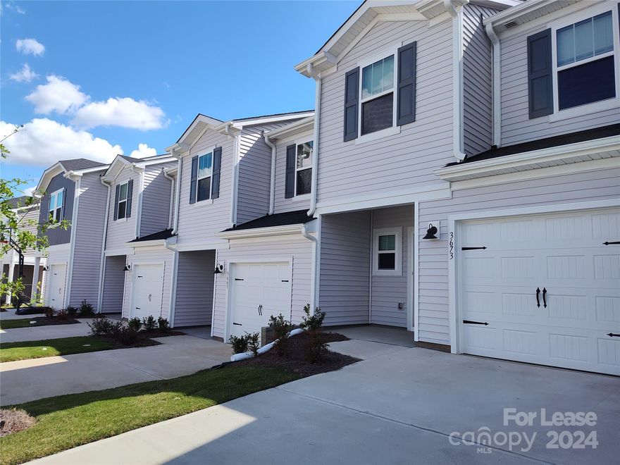 Beautiful New Build Townhome located in Childers Park! **Offering a 25% Discount on the first FULL months rent** This 3 bedroom, 2.5 bath Townhome is pristine and move in ready. Features; an open floor plan, neutral colors throughout, Kitchen has an island, stainless steel appliances, pantry and quartz countertops.  Spacious bedrooms One Car attached garage, vinyl plank flooring on main level and so much more!  Washer and Dryer are included.  Community has a pool.  Pets are conditional with a non-refundable pet fee, no aggressive breeds. One small dog will be considered 25 lbs and under.  Pet fees will be determined by the outcome of pet screening. Security deposit will be determined via outcome of background screening. There is a $40.95 monthly Resident Benefits Package.