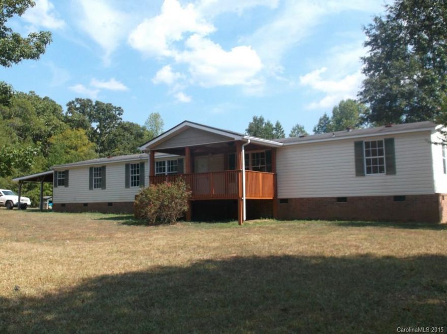 Nice four bedroom, two full bath home on a five acre tract.  Almost all acres are fenced in.  Home meets FHA guidelines.