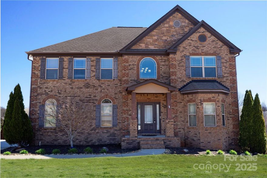 Welcome to this stunning 5-bedroom, 3.5-bath brick home. Nestled on over 1.5 acres. This property offers privacy and space—including three brand-new HVAC units installed in 2025 & $30,000 in solar panels, saving you hundreds of dollars per month on energy costs!! New Carpet and paint throughout. Step inside to an open floor plan featuring a spacious gourmet kitchen with ample counter space, a cozy breakfast area, and a large family room with a fireplace, perfect for gatherings. Upstairs, you’ll find the primary suite with a private bath, along with three additional bedrooms. The partially finished basement offers incredible versatility, complete with a flex space & an additional bedroom with its own private bath—ideal for guests or multi-generational living. Outdoor living is just as impressive, with a fire pit for year-round enjoyment & a two-car garage for added convenience. This home is priced to sell fast—don’t miss your chance! Schedule your private showing today before it’s gone!