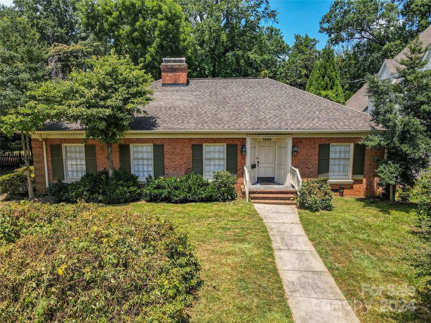 Welcome to one of the most prestigious streets in Myers Park. This home, a block away from Freedom Park, has so many possibilities, given the amazing location. 1 - You could do a minor remodel. 2 - You could add onto the existing structure. 3 - You could tear it down, to build a new home. If you decide to keep the existing structure, the floor plan is both a mix of open space (in the Kitchen, Family Room, and Sunroom) and traditional (with the formal Living and Dining Room). As a teardown, you can create your dream home floor plan! The home is being sold "as is."