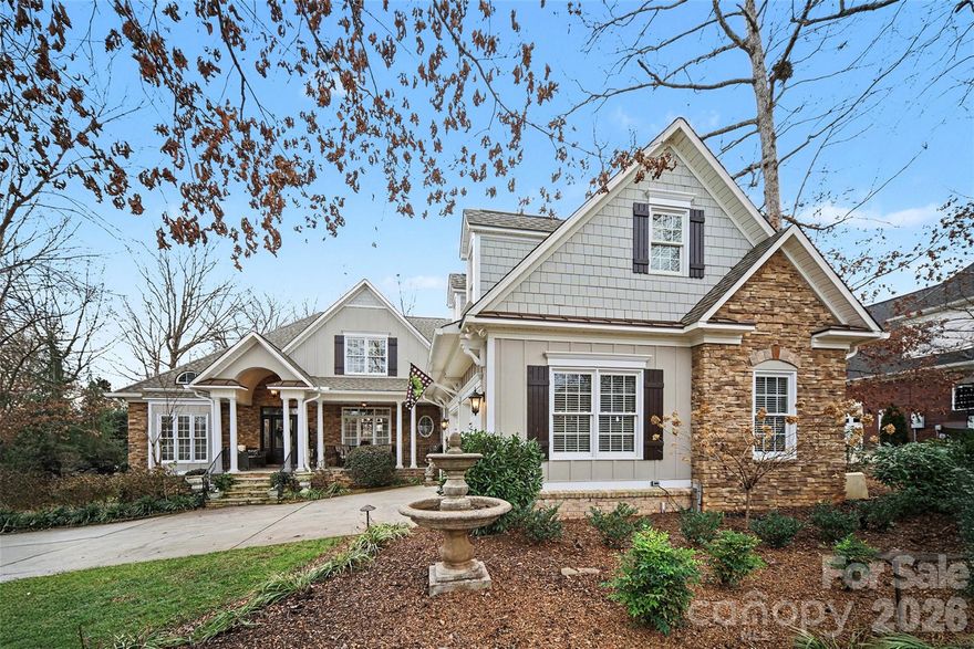 Beautifully updated home in the Davidson gated community of Park Creek. Exceptionally maintained and well-suited for today's lifestyle offering flexible living with a functional layout. Thoughtfully renovated with high-end finishes throughout within the last 6 years. The primary bedroom on the main level welcomes you, come in and relax. With a stunning primary bath remodel featuring a Kohler steam shower, leathered countertops, heated Spanish floor tile and Japanese soaking tub. The Chef's kitchen features painted cabinetry and an updated backsplash, a Wolf 6-burner dual-fuel range, Bosch dishwasher, and a professional range hood. Hardwood floors enhance the keeping room and primary bedroom. Two additional bedrooms located on the main level offer more flexibility. Upstairs you will find the flex room utilized as a guest suite with ensuite bath—ideal for visitors or multigenerational living, and large bonus room with wet bar. Major improvements include a Lennox HVAC system and whole-house dehumidifier in 2022, Roof, gutters/guards, and copper replaced on the home and detached garage in 2023. Property includes attached and detached garage spaces perfect for a car enthusiast, workshop, hobby/craft area. Enjoy a meticulously landscaped, fenced backyard for added privacy.  Over $168,000 in remodels since 2020. *Septic permit is for a 3-bedroom, 4-bath home. Currently being utilized as a 4-bedroom*