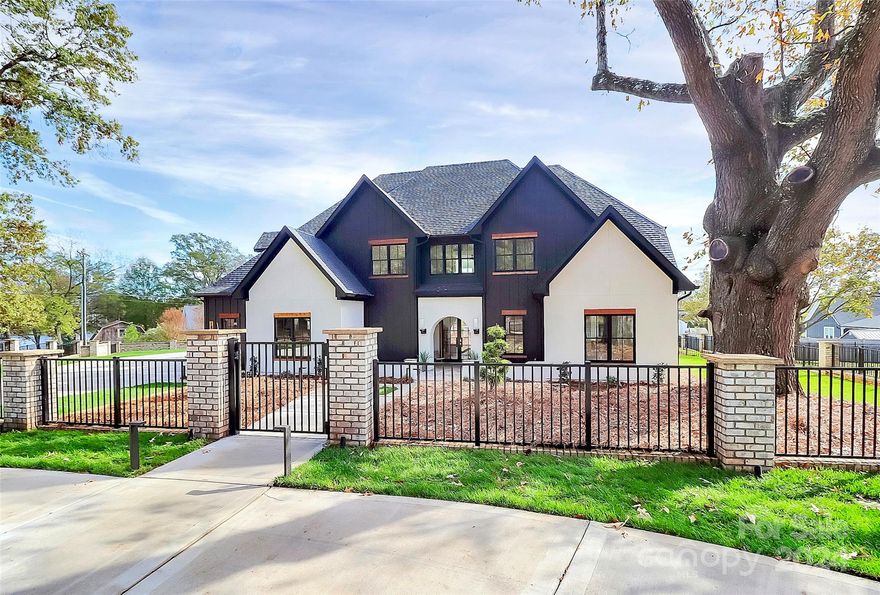 New construction in Point Largo on Nantz Rd! Circle drive for guests & owners entrance w/ private electric gate. Drive w/ add. rear entrance, modern vortex gas lanterns & uplighting featuring this sprawling estate. 3 car garage, wood garage doors & epoxy flooring. No expense spared! 7.5in white oak flooring, designer lighting, & gourmet kitchen. Custom cabinetry, waterfall edge island, matching backsplash, Wolf range, wall oven, microwave, & subzero fridge. Scullery w/ Cafe fridge, prep sink & wine fridge. Open floor plan, family room w/ modern fireplace, & primary on main. En suite large soaking tub & dream walkthrough shower. Custom shelving & gold finishes in closet & connecting hall to laundry. 2nd story w/ 2nd laundry, 4 beds, 4 baths, media room w/ bev cooler & cabinetry, & office. Storage galore! Internet & speakers. Private fenced yard outdoor fireplace, built in grill, fridge, fire pit, salt water pool, tanning ledge & hot tub! Sod & irrigation. Call this sanctuary home today!