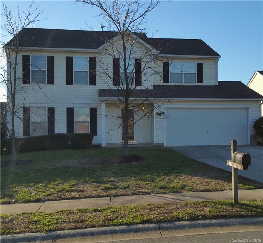 Spacious 2 story home has 4 BR's and 2.5 baths, formal LR and DR. Eat-in kitchen with pantry, breakfast area and center island. Well maintained home located in the quiet and peaceful community of Arbor Creek and convenient to schools, shopping, dining and I-485. Washer and Dryer included. MB features a large walk-in closet, vaulted ceiling and dual sinks in the bathroom.  3 additional bedrooms, computer niche and laundry room are also on the second level.  Nice large backyard with patio.