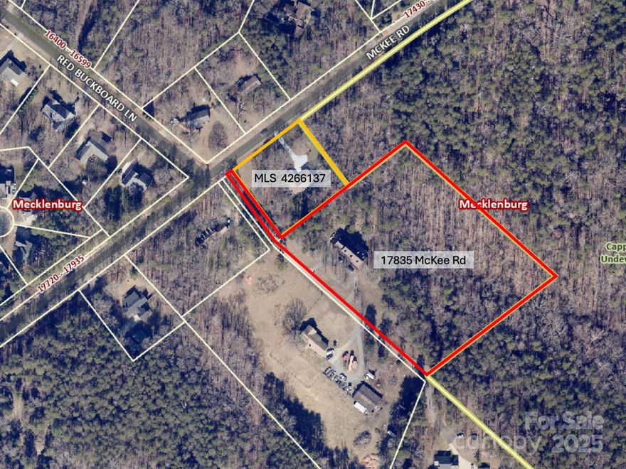 Take advantage of this residential development opportunity! This 5.245-acre property is ideally zoned N1-A, located just minutes from The Palisades Country Club, Lake Wylie, and offers convenient access to Charlotte Douglas International Airport, I-485, and I-77. This private, wooded tract is accessed via a deeded easement and includes two parcels (217-271-11 and 217-271-12). 
This property is being offered in conjunction with the neighboring road-front parcel (see MLS# 4266137) for a potential total of 6.535 acres, creating an excellent opportunity for residential development in a fast-growing area of Charlotte. **Appointment is required to walk the land due to owner occupancy.**