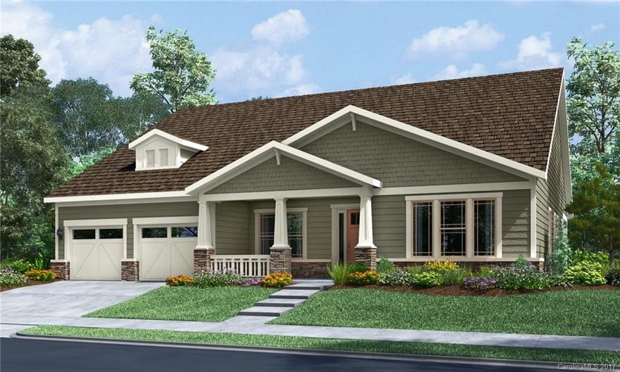 Impressive Luna floorplan! Craftsmans style RANCH with an open concept!  This 4 bed/3.5 bath home showcases an opulent owner’s retreat, w/ a luxurious owners bath & 2 WIC's. Gourmet kitchen w/ upgraded cabinets, granite, ceramic backsplash, gourmet appliances, walk-in pantry, island w/ seating and a serving pantry! Wood flooring downstairs.  Jack & Jill bath separates large secondary bedrooms! Private loft, bed & bath on the second level!  Blinds Throughout