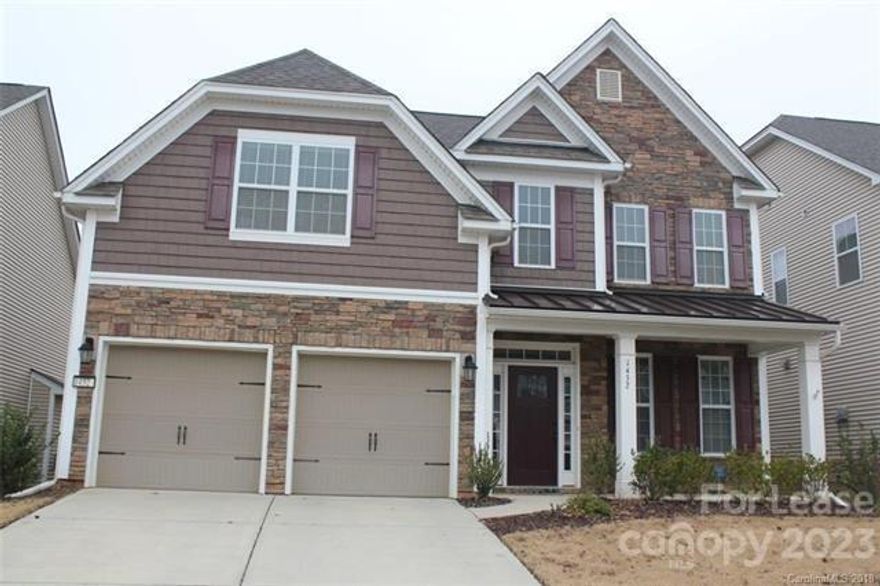 Lovely home in desirable Skybrook North neighborhood with desirable schools. Home located convenient to shopping, highways, concord mills. Home like new, with upgrade galore, features, granite counter tops, hardwood floors, stainless steel appliances. Stone paved patio. Formal DR w/coffered ceilings & picture frame molding. Master suite with MB featuring a large tiled shower, dual vanity w/ granite counters. Fenced back yard w/ paver patio & built-in grill. Oversized bonus/5th bedroom. Guest Room& full bath on main floor. Built-in drop zone. Garage w/ tons of built-in storage. Wrought iron spindles, oil rubbed bronze door hardware & light fixtures. Rental application required. Employment, rental history, credit check required. Minimum Credit requirement of 
600 credit score. No evictions in the last 5 years. Minimum income 2.5 times the rent