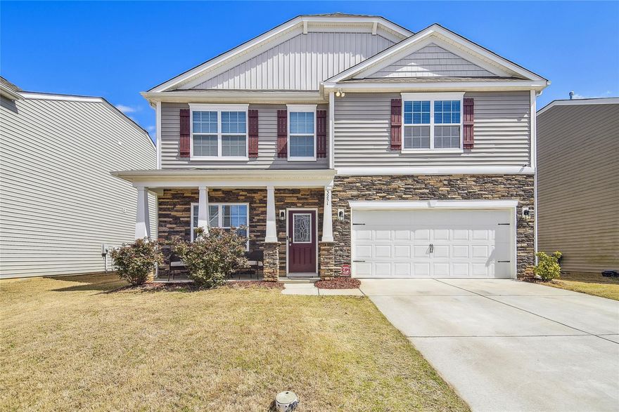 This stunningly well maintained four-bedroom, two and a half bath home in the lovely Roberta Ridge community is just what you've been looking for! With large bedrooms, each including their own walk-in closets, this home is big on storage and space!  Relax in the loft area upstairs or get productive in the optional office space by the front of the house, complete with beautiful french doors. This home has something for everyone! Enjoy your bright, open kitchen boasting beautiful finishes, ample storage, and recently upgraded black stainless steel appliances. The fenced in backyard has an extended patio area with a newly installed gazebo, perfect for entertaining guests or just enjoying a peaceful family night at home. A quick sidewalk stroll takes you to the nearby community pool and playground areas. This home is definitely a must see! 

Refrigerator and gazebo stay with home.