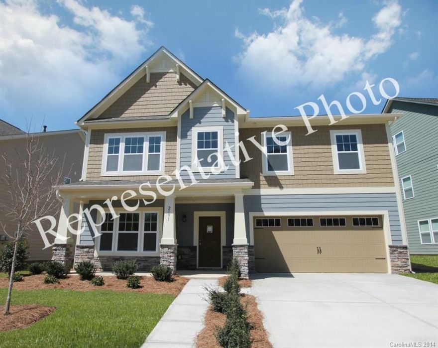 NEW basement home completing early 2015!  Featuring 5bd/4.5bths, over 3000 HSF and finished basement square footage.  The Riley is a functional plan that has the space you need and rooms you want; private office/study, formal dining, butler's pantry, bonus room, 3 full baths on second floor PLUS the basement.  Interior features compliment the plan and include granite, ceramic tile, stainless steel, hardwoods, two tone paint  custom trim!   Located in desirable Fort Mill school district.