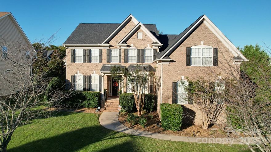 With fresh paint on every wall throughout and like new restained hardwood floors, this beautiful 3 story home with 5 bedrooms and 4 full baths boasts 4,000 sq feet in which to roam! **Please note that the floors are now stained in a darker brown color which looks fantastic!**  Featuring a large gourmet kitchen, gorgeous (newly sanded and restained) hardwood floors throughout the 1st and 2nd floors, with a bright family room for entertaining galore! The living room features vaulted ceilings and an open floor plan. The office off the entrance features french doors for privacy working from home. One bedroom on main for an in-law suite with an inviting Primary suite upstairs and sunken bonus room overlooking the spacious back yard. 3 car garage and screened-in porch with large deck area await. The community features a swimming pool, dog park, baseball park, clubhouse and play area. TV in the living room to convey with sale. A must see!! Schedule a tour today to see all the improvements!