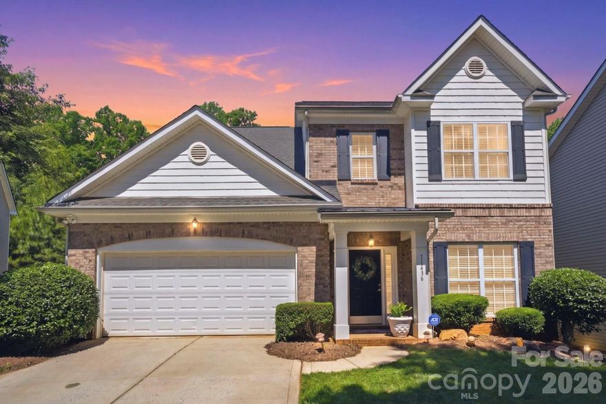 While some homes check boxes... I'm the one that will fill your cup. Hi, you can call me Callahan! I'm tucked away on a peaceful cul-de-sac in the highly desired Old Stone Crossing community. As a beautifully maintained one-owner home, I blend comfort, style, and convenience in a way that instantly feels like “home.”

Step inside to my inviting open-concept living area where natural light showcases my unique charm and elegance. Upon entering, you'll find a dedicated dining/office/ flex space embellished with chair molding that offers the perfect spot for remote work, hobbies, a quiet retreat, or an intimate conversation space over your beverage of choice; yes please! Delight in my seamless open floorplan with crown molding accents, EVP wood flooring, and a seamless flow between the kitchen, dining, and living spaces. Not to brag, but I absolutely love my updated quartz countertops complimented by beautiful cherry cabinets, a central island, a pantry for essential goodies, and for tucked-away convenience - a discreet and dedicated butler's pantry to maximize storage for effortless and elevated living. The living room anchors the entire space with a cozy fireplace — perfect for unwinding at home in true comfort; whether you like movies or music, this space will easily become your happy place.

Upstairs offers the retreat you deserve. The primary suite is your personal escape— a serene bedroom, spacious walk-in closet, and a garden tub plus standing shower to exhale after a full day. Enjoy two additional well-proportioned bedrooms with ample closet space, a full sized bathroom with dual vanity sinks, plus an additional spacious bonus room/bedroom with closet perfect for an entertainer's getaway.

Outside, the tree-lined backyard creates a natural sense of privacy—ideal for morning coffee, weekend grilling, or relaxing after a long day. A 2-car garage adds convenience and extra storage.

But what truly sets me apart from any other house is the lifestyle. Old Stone Crossing is known for its vibrant, welcoming community — because Old Stone Crossing isn't just a neighborhood, it's a way of life. With two swimming pools, a fitness center, a playground, tennis & pickle-ball courts, and a community clubhouse that actually gets used, this is a community where neighbors become friends.

You'll look forward to monthly social events: cards/game night, dance classes, food truck Fridays, and more surprises throughout the year. It's the kind of neighborhood you hear about and hope you can get into — this is your chance.

Whether you’re looking for connection, relaxation, or recreation, this neighborhood delivers it all while enjoying your move-in ready, lovingly cared for home, centrally located with easy access to the interstates, restaurants, shops, hospitals, Uptown Charlotte, the airport, schools including UNC Charlotte, Harrisburg, Concord and more — I am honored to be the home where your next chapter begins.
